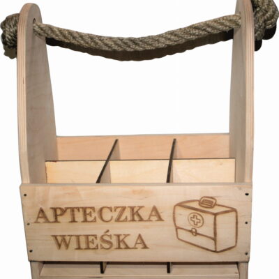 Skrzynka, nosidło na piwo z grawerem - personalizowane - obrazek 3