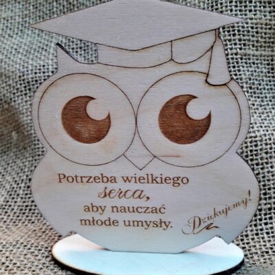 Zakładka do książki SOWA z grawerem dla nauczyciela - obrazek 5