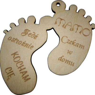 Stopki zawieszka do auta personalizowana - obrazek 3