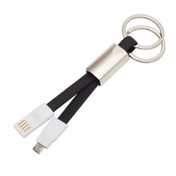 Breloczek z kablem USB/micro - z grawerem