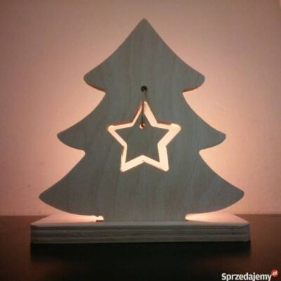 Ozdoba Świąteczna choinka świecznik tealight
