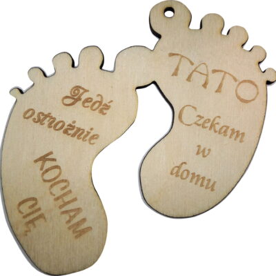 Stopki zawieszka do auta personalizowana - obrazek 5