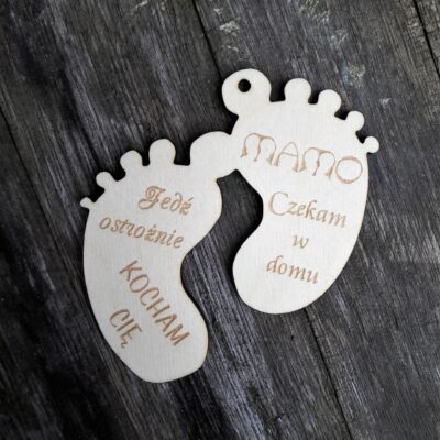 Stopki zawieszka do auta personalizowana - obrazek 4