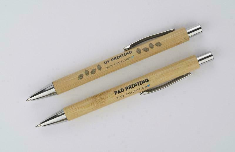 Zestaw piśmienniczy bambusowy długopis i ołówek - personalizowany na różne okazje