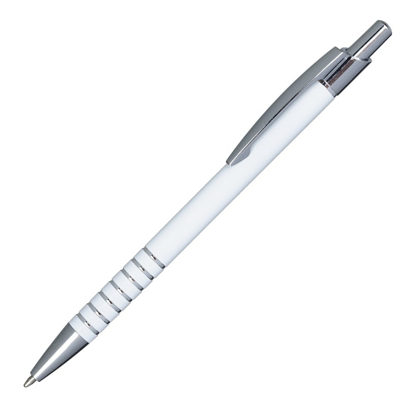 Długopis Bonito - biały z grawerem