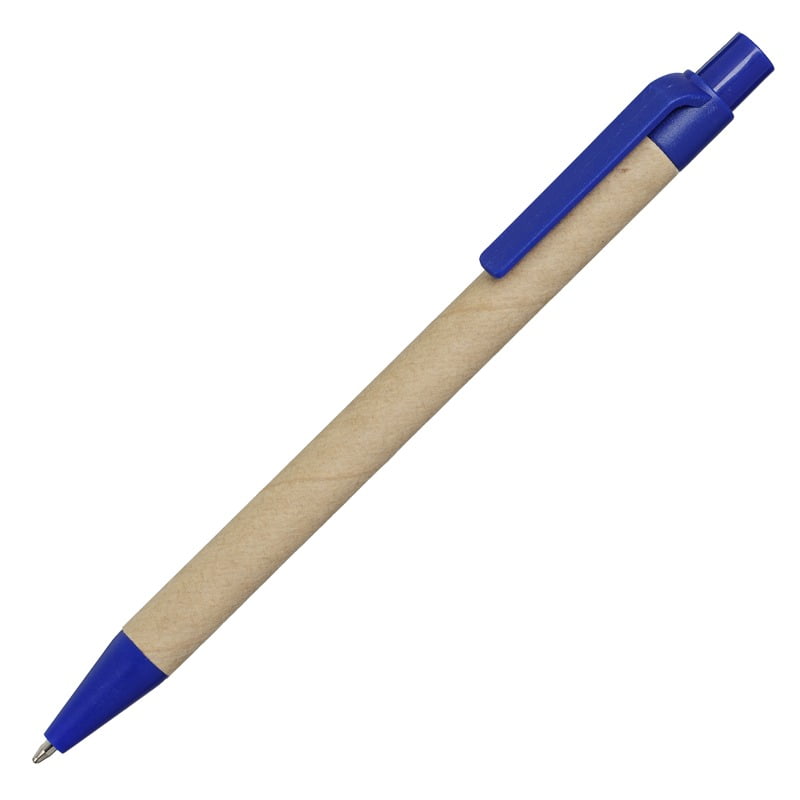 Długopis Mixy - niebieski/brązowy z grawerem