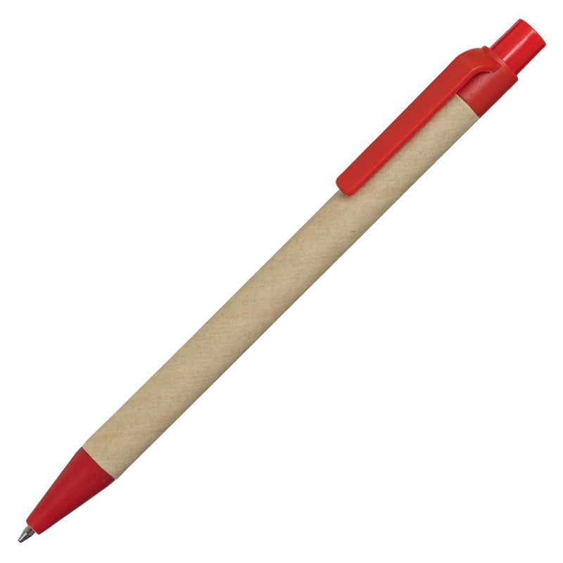 Długopis Mixy - czerwony/brązowy z grawerem
