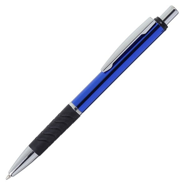 Długopis Andante - niebieski/czarny z grawerem