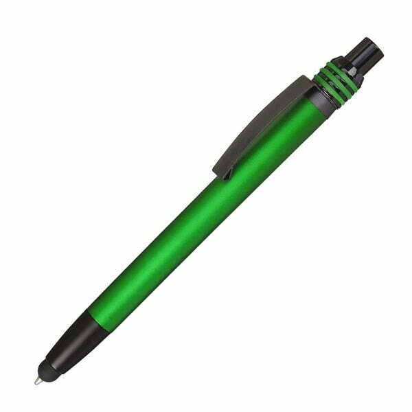 Długopis z rysikiem Tampa zielony z grawerem