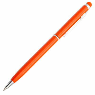 Długopis aluminiowy Touch Tip, pomarańczowy - obrazek 3