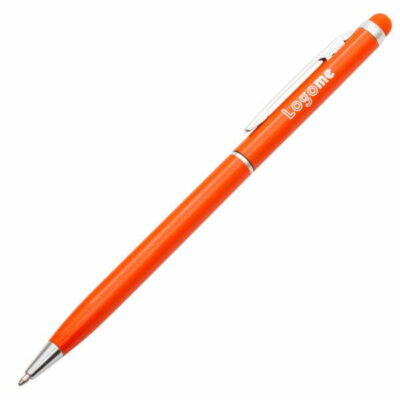 Długopis aluminiowy Touch Tip, pomarańczowy - obrazek 4