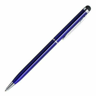 Długopis aluminiowy Touch Tip, niebieski - obrazek 3