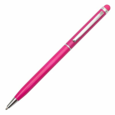 Długopis aluminiowy Touch Tip, magenta - obrazek 2