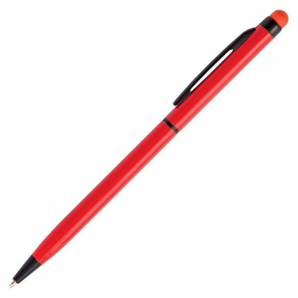 Długopis dotykowy Touch Top czerwony z grawerem