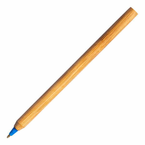 Długopis bambusowy Chavez niebieski z grawerem