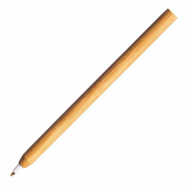 Długopis bambusowy Chavez biały z grawerem