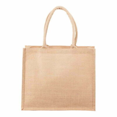 Torba na zakupy z juty Natural Shopper, beżowy - obrazek 2