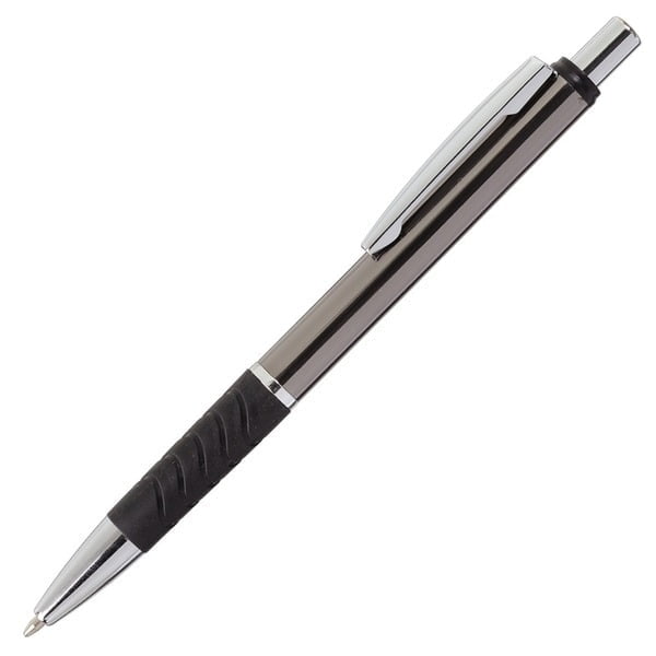 Długopis Andante - grafitowy/czarny z grawerem