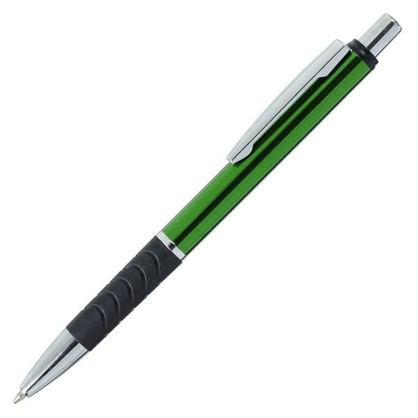 Długopis Andante - zielony/czarny z grawerem