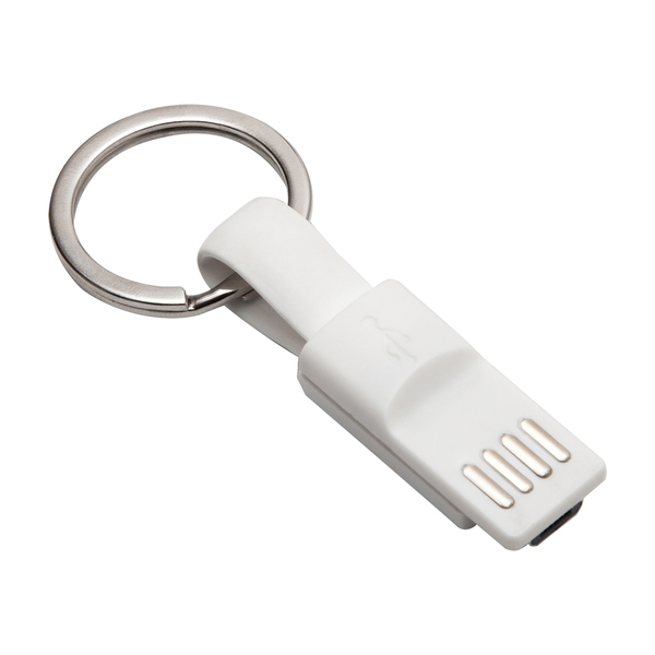 Brelok USB Hook Up - biały