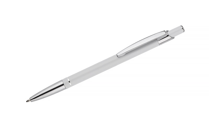 Długopis SLIM biały z grawerem