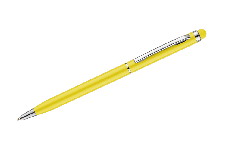 Długopis touch TIN 2 żółty z grawerem