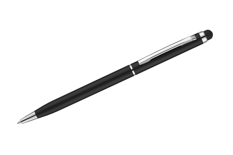 Długopis touch TIN 2 czarny z grawerem