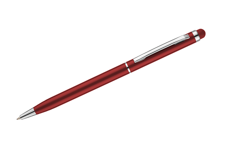 Długopis touch TIN 2 czerwony z grawerem