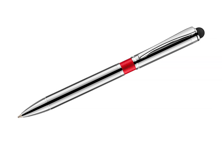 Długopis touch TURBO srebrny z grawerem
