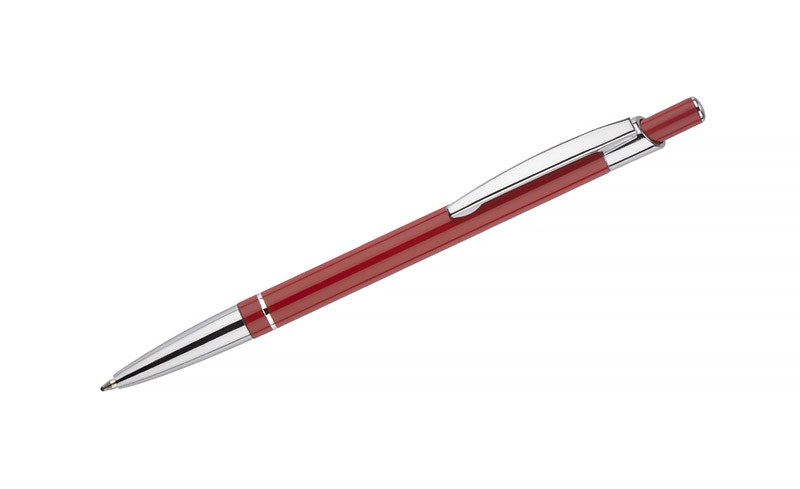 Długopis SLIM czerwony z grawerem