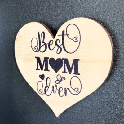 Magnes z okazji DNIA MAMY serce Best Mom Ever - obrazek 3