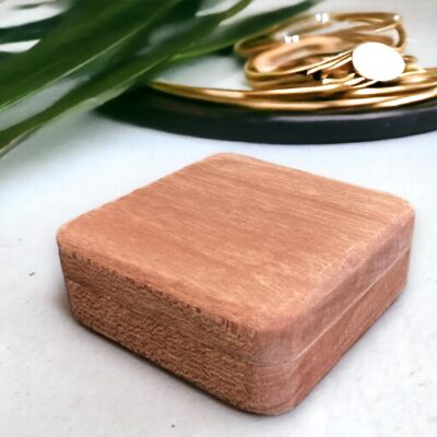 Pudełko drewniane na biżuterię 12 x 12- MERANTI exclusive z dedykacją - obrazek 2