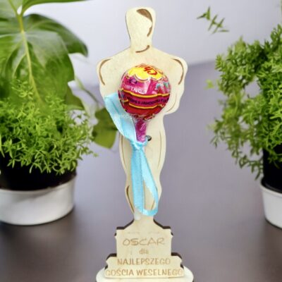 statuetka oscar dla gości weselnych