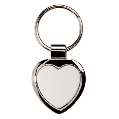 Brelok metalowy Stout Heart, srebrny - obrazek 4