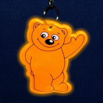 Brelok Beary, pomarańczowy - obrazek 3