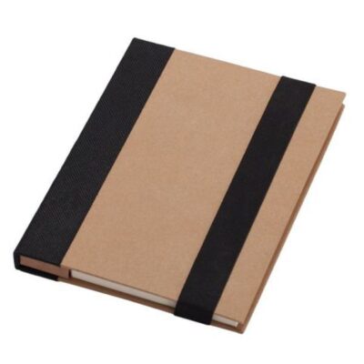 Notes memo 100x180/70k linia Kraft Paper, czarny/beżowy - obrazek 3