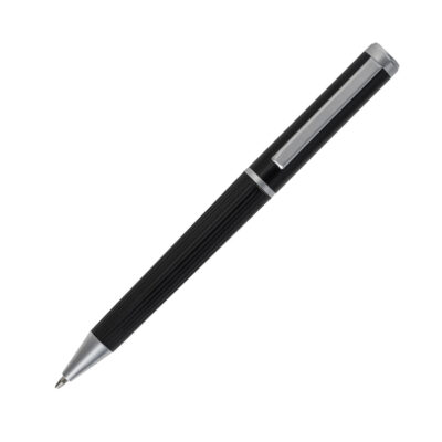 Zestaw upominkowy notes z długopisem Lovini, czarny - obrazek 5