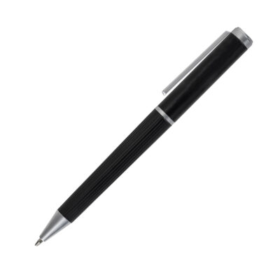 Zestaw upominkowy notes z długopisem Lovini, czarny - obrazek 6