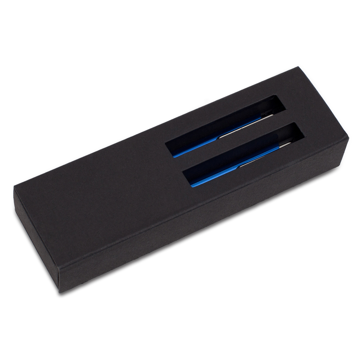 Zestaw piśmienniczy Campinas, niebieski - obrazek 2