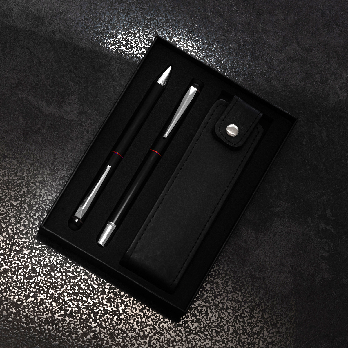 Zestaw piśmienniczy Curitiba, czerwony - obrazek 11