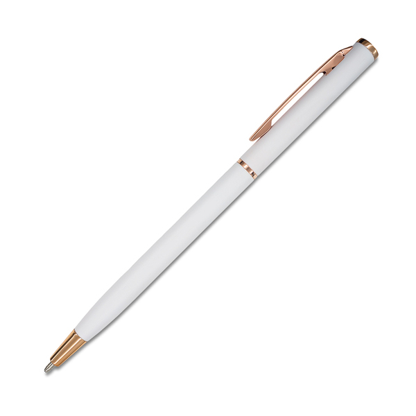 Długopis aluminiowy Lumina, biały - obrazek 2